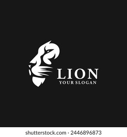 Lion logo vector. EPS 10 editable vector
