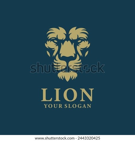 Lion logo vector. EPS 10 editable vector