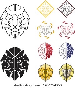 Lion Logo Vector Graphic Design 2