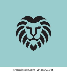 lion logo vector graphics design 