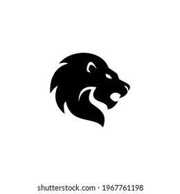 lion logo vector and icon