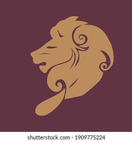 Lion logo vector icon element design