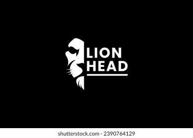 lion logo vector icon illustration