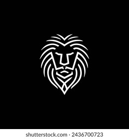 lion logo vector icon, sign and symbol 