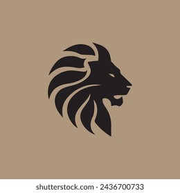 lion logo vector icon, sign and symbol 