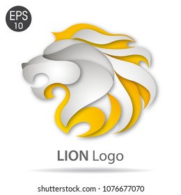 Lion logo. Vector illustration