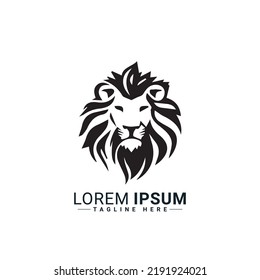Lion logo vector illustration design 