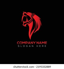 Lion logo vector illustration design 