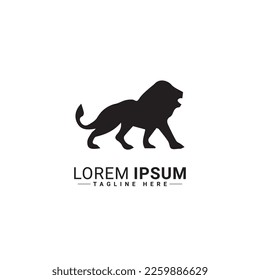 Lion logo vector illustration design 
