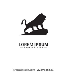 Lion logo vector illustration design 