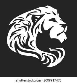 Lion logo vector illustration, emblem design, mascouts, and tatto