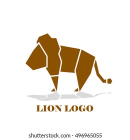 Lion logo vector illustration EPS 10.