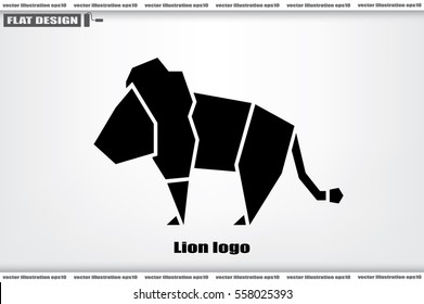 Lion logo vector illustration EPS 10.