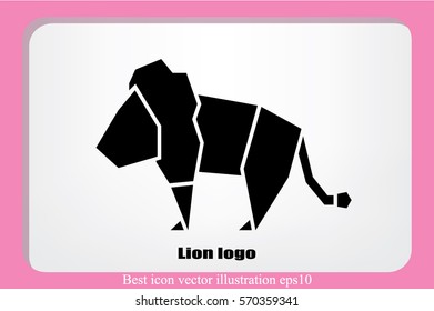 Lion logo vector illustration EPS 10.