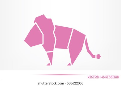 Lion logo vector illustration EPS 10.
