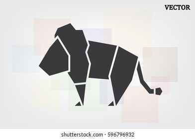 Lion logo vector illustration EPS 10.