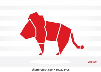 Lion logo vector illustration EPS 10.