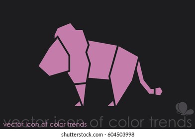 Lion logo vector illustration EPS 10.