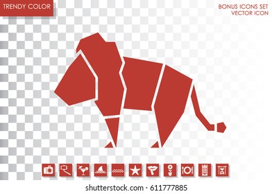Lion logo vector illustration EPS 10.