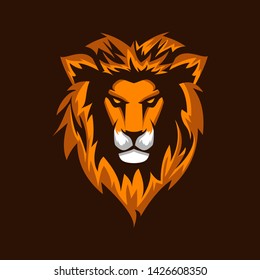 lion logo vector king wild strength