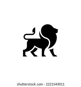Lion logo vector. Lion line art logo inspiration