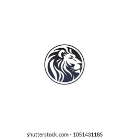 Lion logo, vector logo template