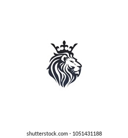 Lion logo, vector logo template