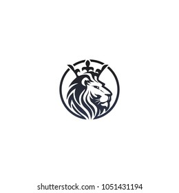 Lion logo, vector logo template