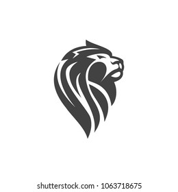 Lion logo, vector logo template