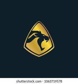 Lion logo, vector logo template