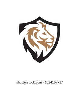 Plantilla de vectores con logotipo de león. Diseño de logotipos