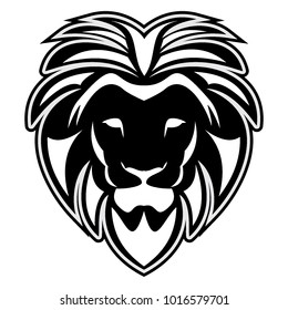 lion logo wildlife