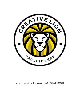 Lion logo, for your business, symbol to convey the idea of strength, pride, design inspiration, vector