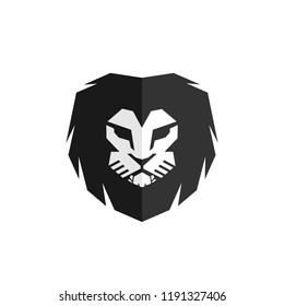 Lion logo/icon design template. Lion head icon/logo. Vector illustration
