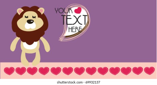 lion love card 2