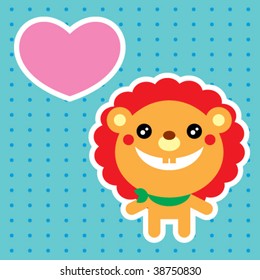 lion love card