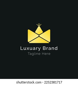 Lion Luxuary Gradient Logo Design