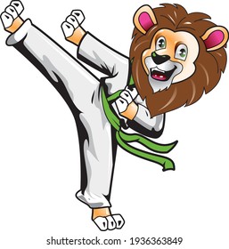 Lion Martial Arts Karate Charakter