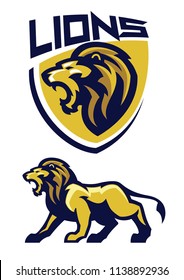 lion mascot design