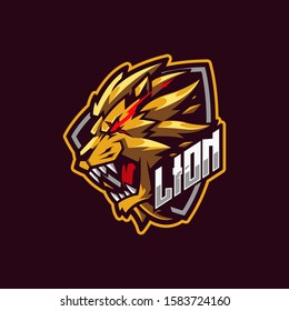 Lion Mascot And Gaming Logo