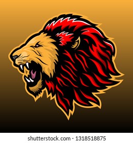 Lion Mascot Logo