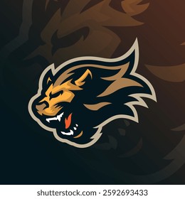 Lion mascot logo design vector with modern illustration concept style for badge, emblem and t shirt printing. Angry head lion illustration for sport team.