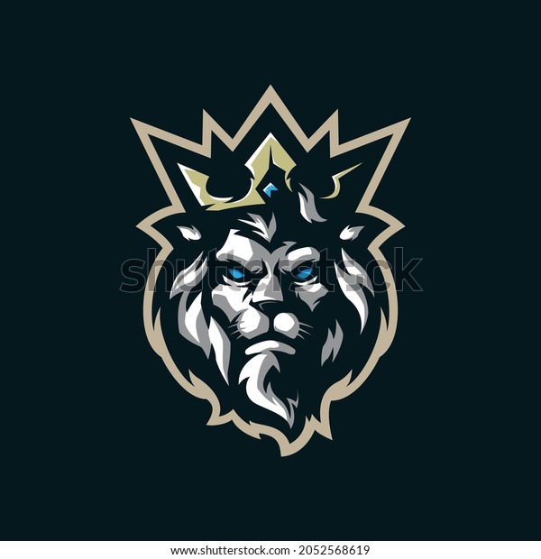 Lion Mascot Logo Design Vector Modern Stock Vector (Royalty Free ...