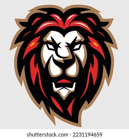 Lion Mascot Logo, Lion vector design, Animal Logo Design, Lion Minimal logo, Branding, Creative logo designs, vector illustration, Sports Lion Vector Icon, Esports Symbol - Shutterstock ID 2231194659