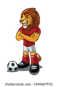 lion mascot for soccer club