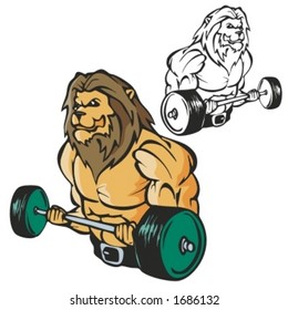 Lion Mascot for sport teams. Great for t-shirt designs, school mascot logo and any other design work. Ready for vinyl cutting.