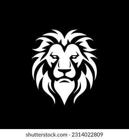 León - Logotipo mínimo y plano - Ilustración vectorial