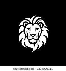 Lion | Minimalist and Simple Silhouette - Vector illustration