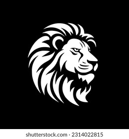 Lion | Minimalist and Simple Silhouette - Vector illustration