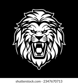 Lion | Minimalist and Simple Silhouette - Vector illustration
